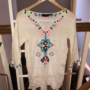 Stitched beach cover up